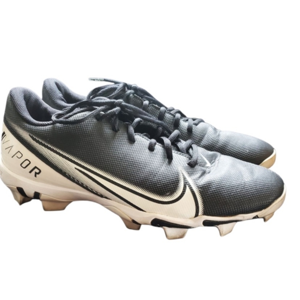 Mens NIKE VAPOR Edge Shark FastFlex Football Cleats Size 11 Black White Sports